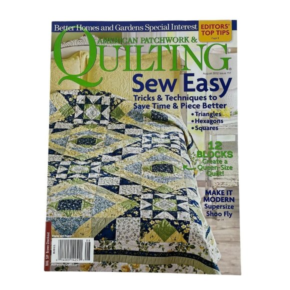 Better Homes & Gardens American Patchwork & Quilting Magazines Full Year 2012 - Picture 5 of 7